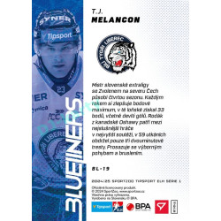 2024/25 Sportzoo ELH 1. serie #BL-19 T.J. Melancon Blueliners