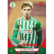 2021/22 Sportzoo Fortuna Liga 2. série #222 Vojtěch Novák Red xx/49