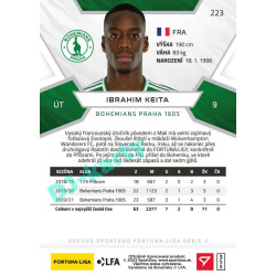 2021/22 Sportzoo Fortuna Liga 2. série #223 Ibrahim Keita
