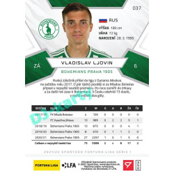 2021/22 Sportzoo Fortuna Liga Vladislav Ljovin #37