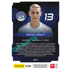 2021/22 Sportzoo Fortuna Liga 2. série #BF1 Michal Kohút BRIGHT FUTURE