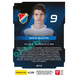 2021/22 Sportzoo Fortuna Liga 2. série #BF3 David Buchta BRIGHT FUTURE