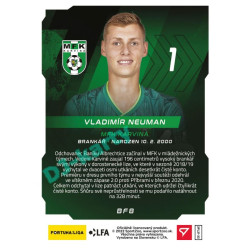 2021/22 Sportzoo Fortuna Liga 2. série #BF8 Vladimír Neuman BRIGHT FUTURE