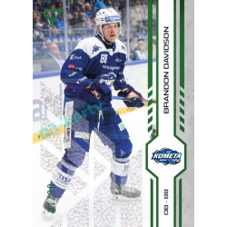 2024/25 Sportzoo ELH 1. serie #077 Brandon Davidson Green Glitter xx/30