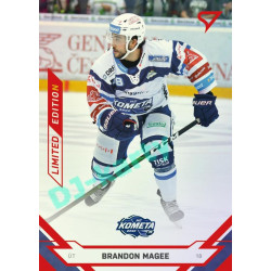 2021/22 Sportzoo TIPSPORT ELH 2. série #316 Brandon Magee Red xx/49