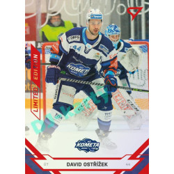 2021/22 Sportzoo TIPSPORT ELH 2. série #317 David Ostřížek Red xx/49