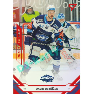 2021/22 Sportzoo TIPSPORT ELH 2. série #317 David Ostřížek Red xx/49