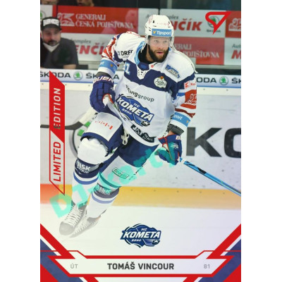 2021/22 Sportzoo TIPSPORT ELH 2. série #319 Tomáš Vincour Red xx/49
