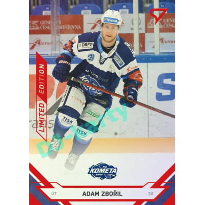 2021/22 Sportzoo TIPSPORT ELH 2. série #320 Adam Zbořil Red xx/49