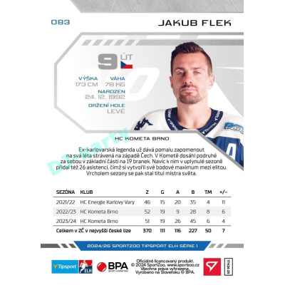 2024/25 Sportzoo ELH 1. serie #083 Jakub Flek