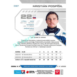 2024/25 Sportzoo ELH 1. serie #087 Kristián Pospíšil