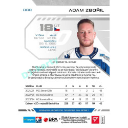 2024/25 Sportzoo ELH 1. serie #089 Adam Zbořil