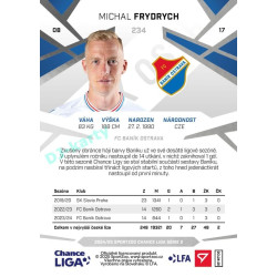 2024/25 Sportzoo Chance Liga 2. série #234 Michal Frydrych