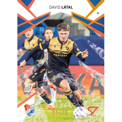 2024/25 Sportzoo Chance Liga 2. série #240 David Látal Copper Diamond xx/70