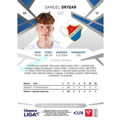 2024/25 Sportzoo Chance Liga 2. série #237 Samuel Grygar