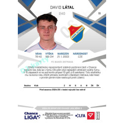 2024/25 Sportzoo Chance Liga 2. série #240 David Látal