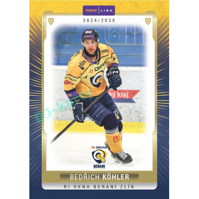 2024/25 Goal Cards Maxa liga 1. série #ZLI-20 Bedřich Köhler Parallel 1of40