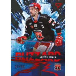2023/24 Sportzoo ELH 1. série #BL-04 Jérémie Blain Blizzard Limited xx/30
