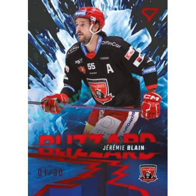 2023/24 Sportzoo ELH 1. série #BL-04 Jérémie Blain Blizzard Limited xx/30
