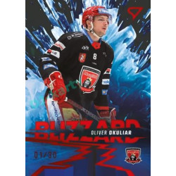 2023/24 Sportzoo ELH 1. série #BL-06 Oliver Okuliar Blizzard Limited xx/30