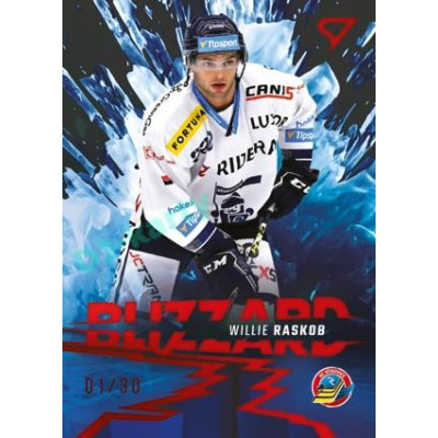2023/24 Sportzoo ELH 1. série #BL-12 Willie Raskob Blizzard Limited xx/30
