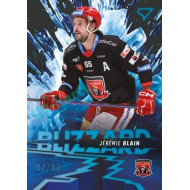 2023/24 Sportzoo ELH 1. série #BL-04 Jérémie Blain Blizzard Limited xx/60
