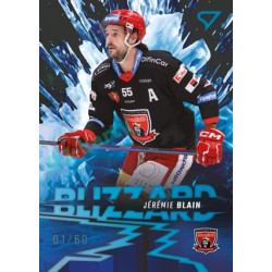 2023/24 Sportzoo ELH 1. série #BL-04 Jérémie Blain Blizzard Limited xx/60