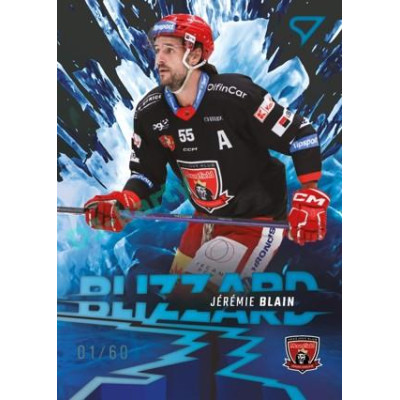 2023/24 Sportzoo ELH 1. série #BL-04 Jérémie Blain Blizzard Limited xx/60