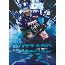 2023/24 Sportzoo ELH 1. série #BL-36 Jakub Klepiš Blizzard Limited xx/60