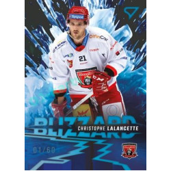 2023/24 Sportzoo ELH 1. série #BL-05 Christophe Lalancette Blizzard Limited xx/60