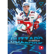 2023/24 Sportzoo ELH 1. série #BL-09 Jan Košťálek Blizzard Limited xx/60