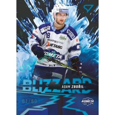 2023/24 Sportzoo ELH 1. série #BL-22 Adam Zbořil Blizzard Limited xx/60
