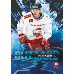 2023/24 Sportzoo ELH 1. série #BL-24 Jakub Navrátil Blizzard Limited xx/60