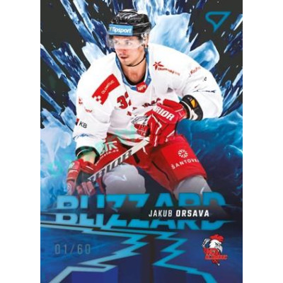 2023/24 Sportzoo ELH 1. série #BL-25 Jakub Orsava Blizzard Limited xx/60