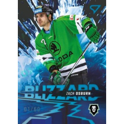2023/24 Sportzoo ELH 1. série #BL-27 Zach Osburn Blizzard Limited xx/60