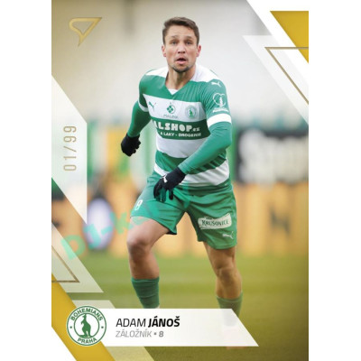 2022/23 Sportzoo Fortuna Liga 2. série #357 Adam Jánoš Gold xx/99