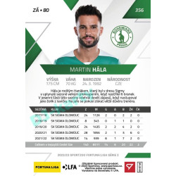 2022/23 Sportzoo Fortuna Liga 2. série #356 Martin Hála