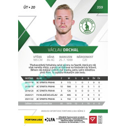 2022/23 Sportzoo Fortuna Liga 2. série #359 Václav Drchal