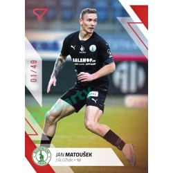 2022/23 Sportzoo Fortuna Liga 2. série #358 Jan Matoušek Red xx/49