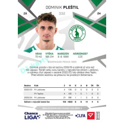 2024/25 Sportzoo Chance Liga 2. série #332 Dominik Pleštil