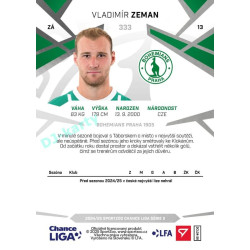 2024/25 Sportzoo Chance Liga 2. série #333 Vladimír Zeman