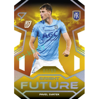 2024/25 Sportzoo Chance Liga 1. série #BF-6 Pavel Svatek Bright Future Die Cut Limited xx/99