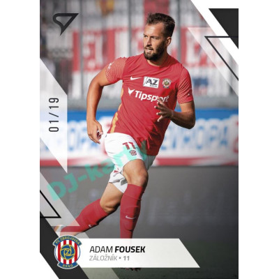 2022/23 Sportzoo Fortuna Liga 2. série #374 Adam Fousek Black xx/19