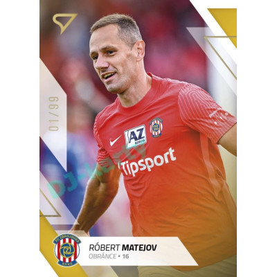 2022/23 Sportzoo Fortuna Liga 2. série #373 Róbert Matejov Gold xx/99