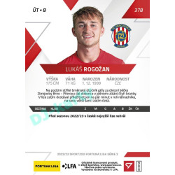 2022/23 Sportzoo Fortuna Liga 2. série #378 Lukáš Rogožan