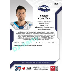 2022/23 Sportzoo ELH 1. série #192 Radek Koblížek