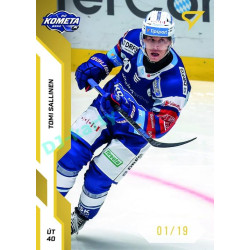 2022/23 Sportzoo ELH 2. série #337 Tomi Sallinen Gold xx/19