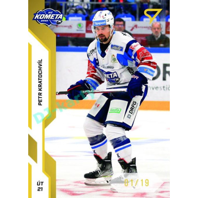 2022/23 Sportzoo ELH 2. série #335 Petr Kratochvíl Gold xx/19
