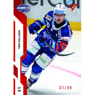 2022/23 Sportzoo ELH 2. série #337 Tomi Sallinen Red xx/49