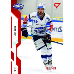 2022/23 Sportzoo ELH 2. série #338 Jan Süss Red xx/49